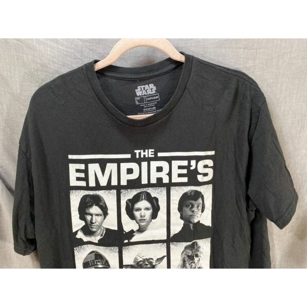 Star Wars Empires Most Wanted Shirt Adult Large Black Short Sleeve Tee Mens. - Picture 2 of 9